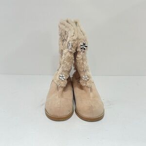 Joan Boyce Women's Tan Fur Boots